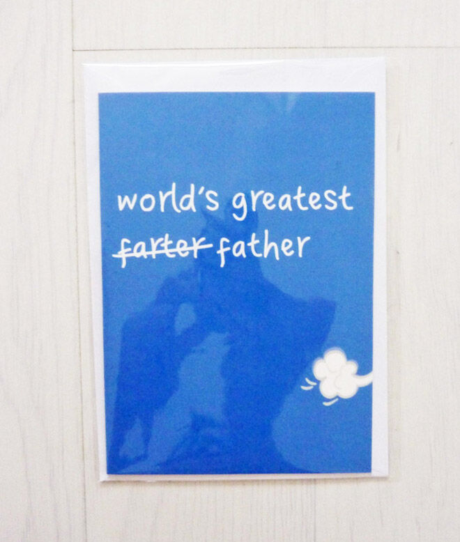 World's greatest farter Father's Day card