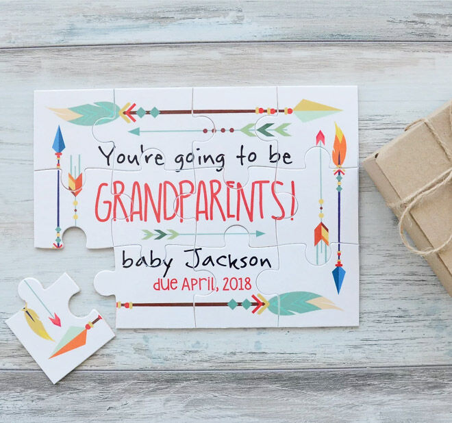 You're going to be grandparents puzzle