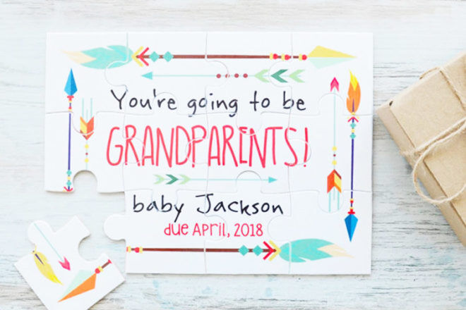 You're going to be a grandparent jigsaw puzzle