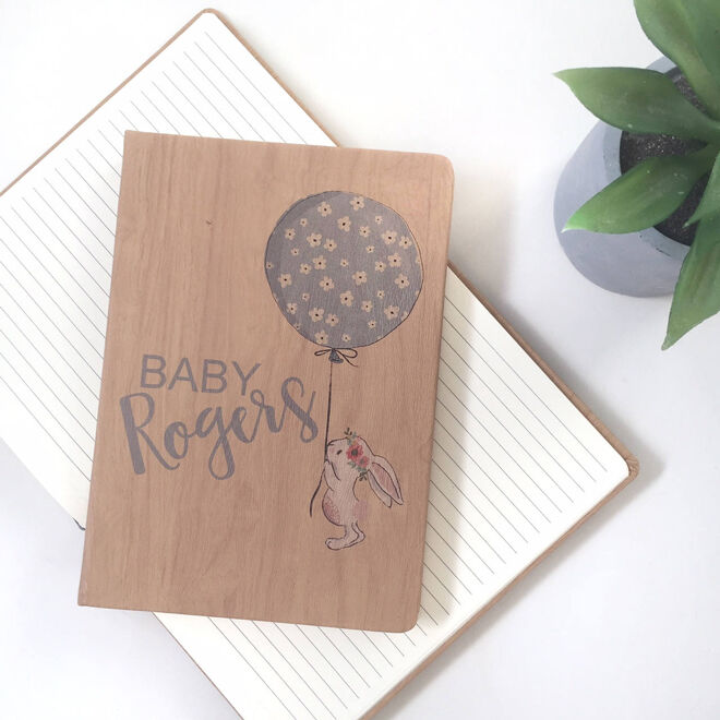 anrol designs personalised pregnancy notebook