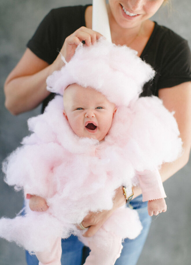 Halloween costume cotton candy