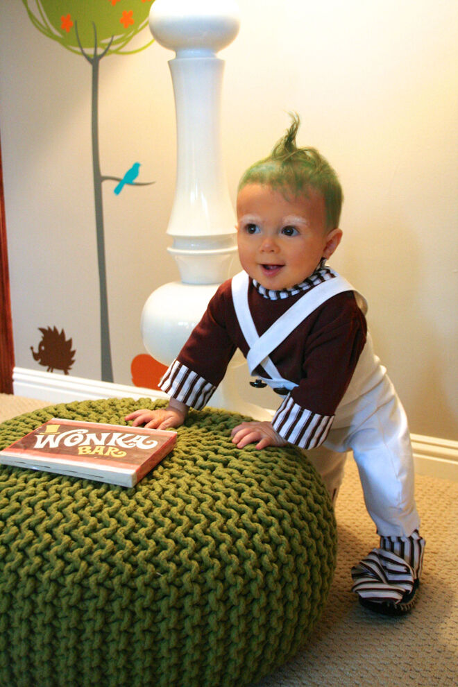 Halloween oompa loompa costume 