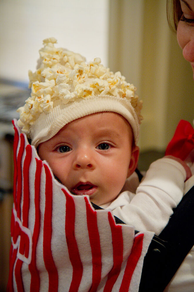 Halloween costume popcorn