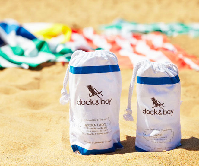 Summer Holiday Accessories: Dock & Bay family beach towels