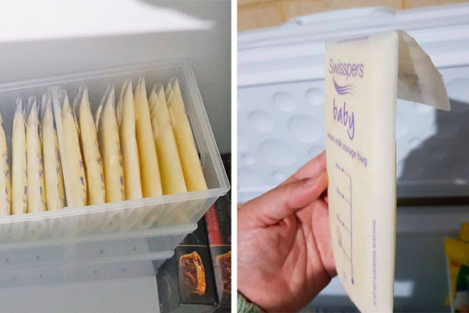 Clever tip: $6 hack for storing frozen breastmilk | Mum's Grapevine