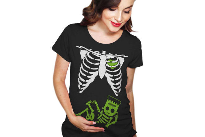 Halloween maternity t-shirts