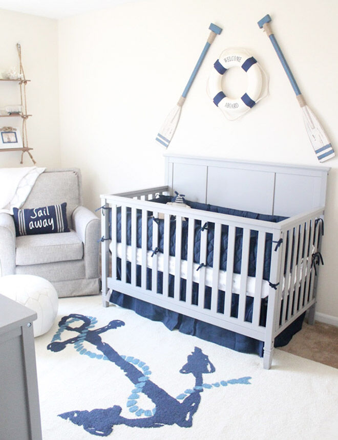 Nautical nursery theme