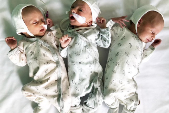 Triplets of Copenhagen babies born