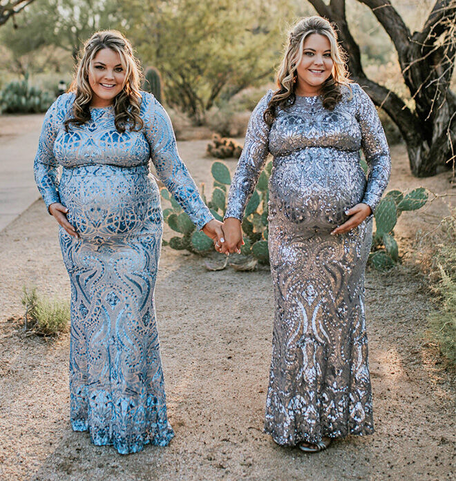 Twins pregnant together