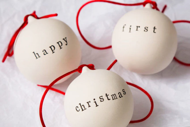 Adorable baby’s first Christmas tree decorations | Mum's Grapevine