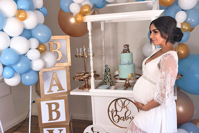 Bubbly baby shower