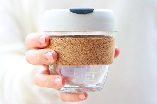 KeepCup Cork Band, reusable coffee cup