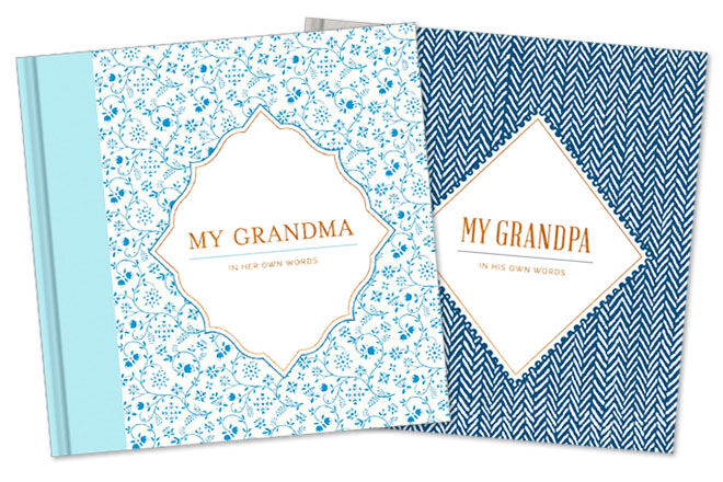 Grandma and grandad interview books