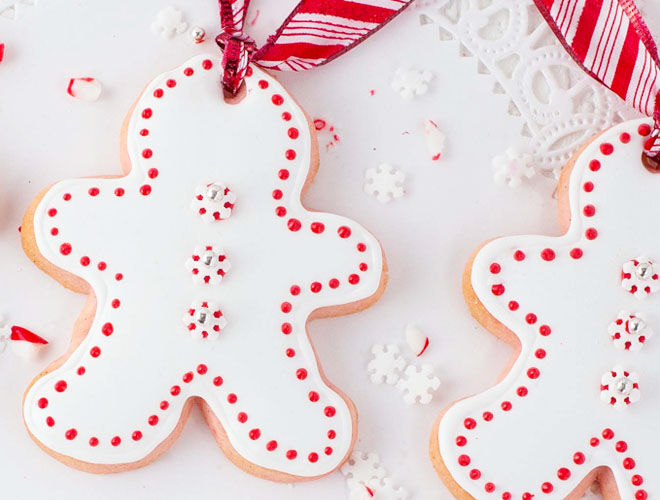 Candy cane Christmas cookies