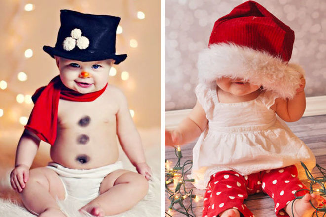 How to rock baby's first Christmas photo | Mum's Grapevine