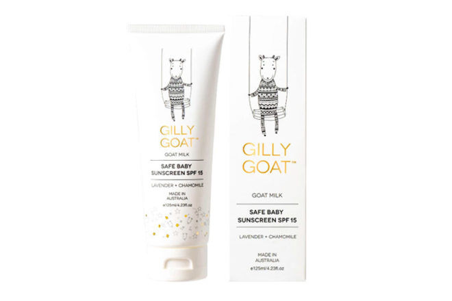 Gilly Goat natural sunscreen
