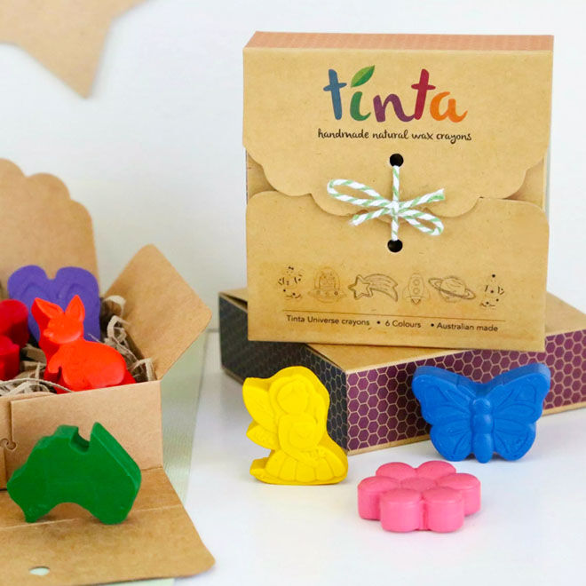 Tinta Crayons, fun natural crayons for children