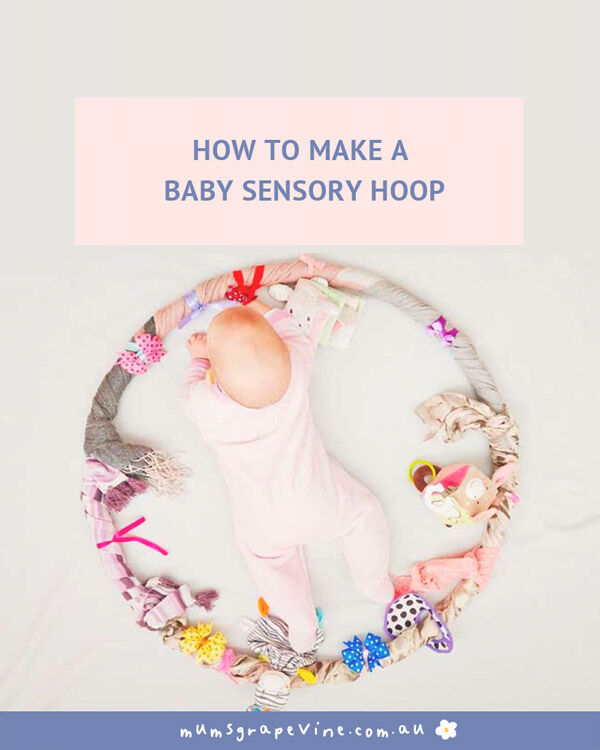 How to make a baby sensory hoop