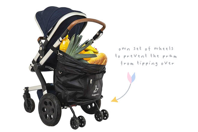 BuggyCart, the extra storage solution for prams