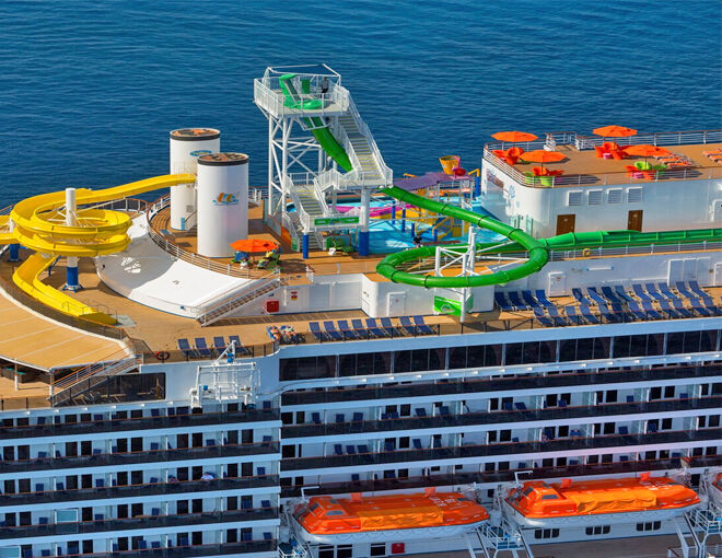 Carnival Legend Waterslides