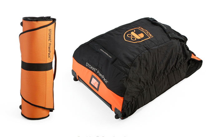 Stokke PramPack, a universal travel bag for prams