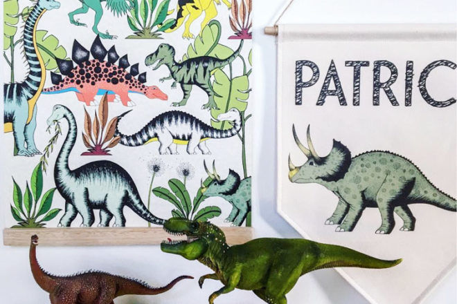 Dino Raw, hand illustrated prints and posters for kids