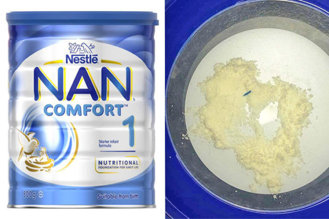NAN Comfort 1 formula withdrawal