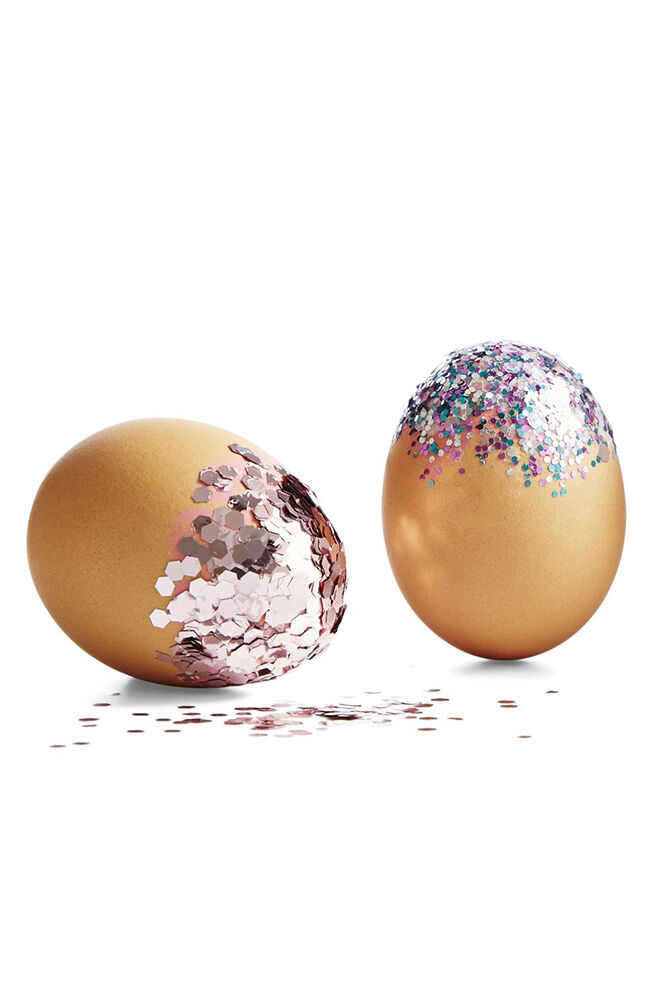 Disco ball Easter egg decorating idea