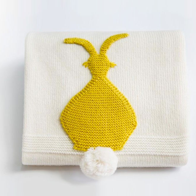 Bunny tail blanket, Little Baby Bowtique