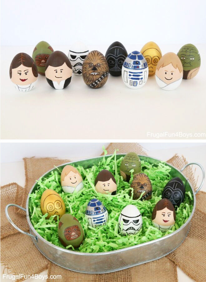 Star Wars Easter egg decorating idea