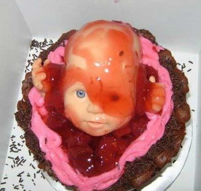 Bad baby shower cakes