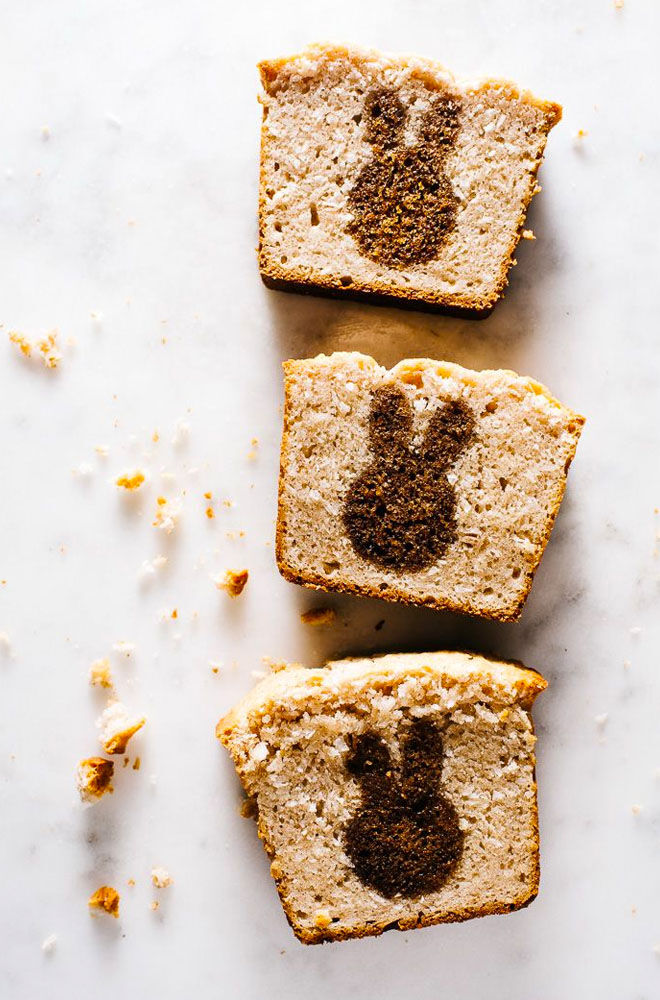 Carrot Coconut Bunny Loaf