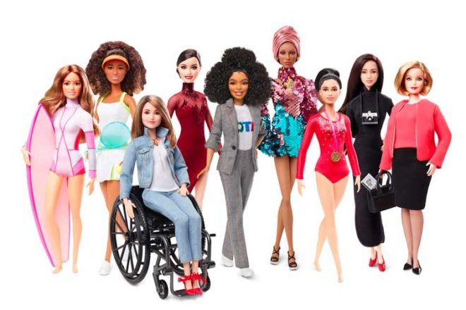Inspirational women Barbie dolls