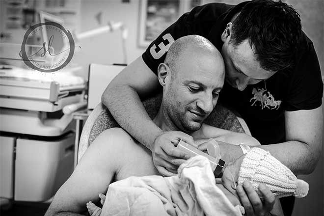 LGBTQ parents birth photos