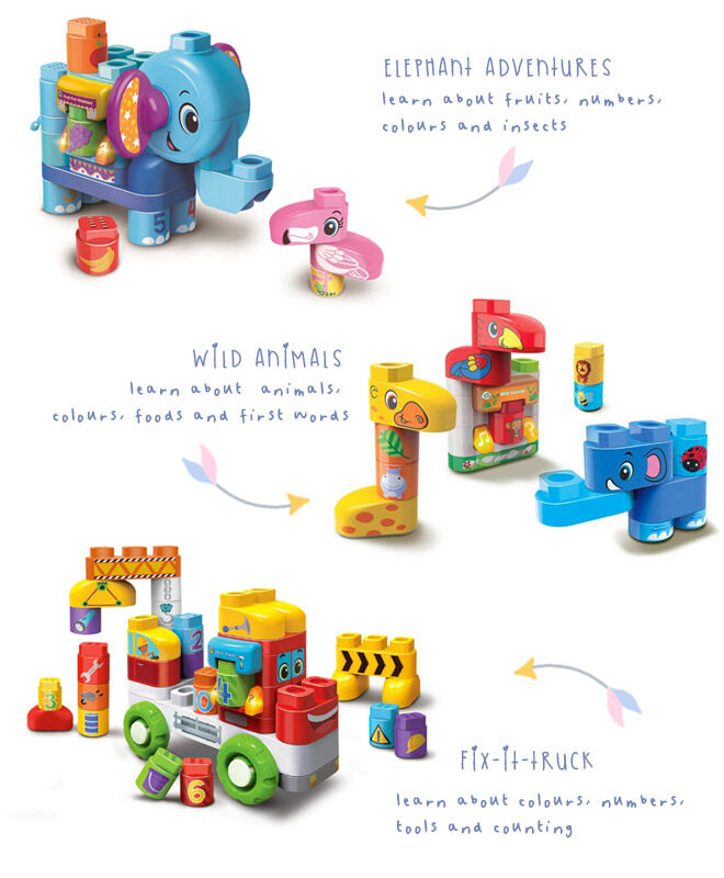 LeapBuilders talkign building block sets