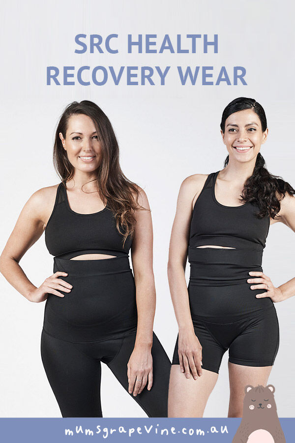 SRC postpartum recovery shorts