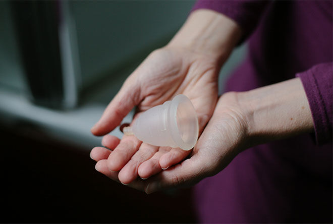 Menstrual cup for period