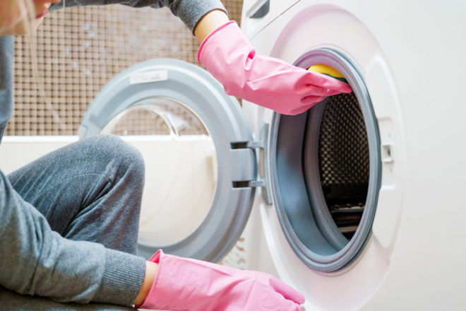 Use the nesting period to clean household appliances before the baby is born