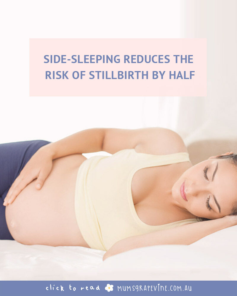 Side sleeping in pregnancy cuts stillbirth risk
