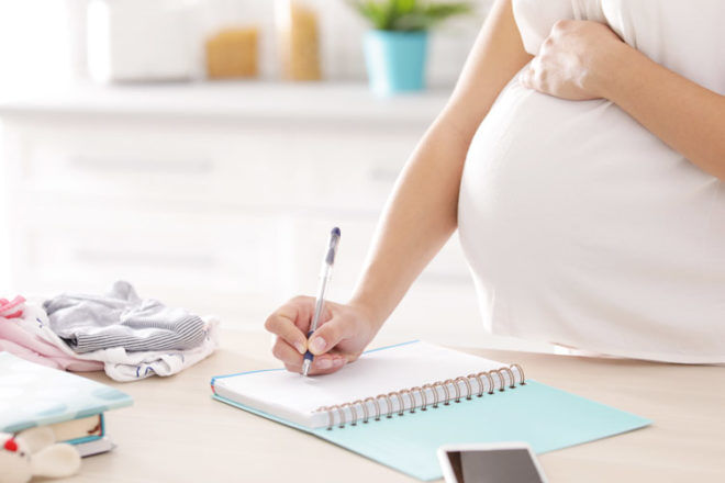 The essential lists to make before your baby is born
