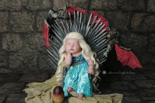 Game of Throne baby photos