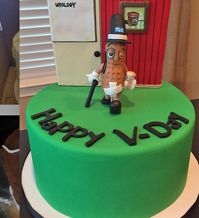 Peanuts vasectomy cake