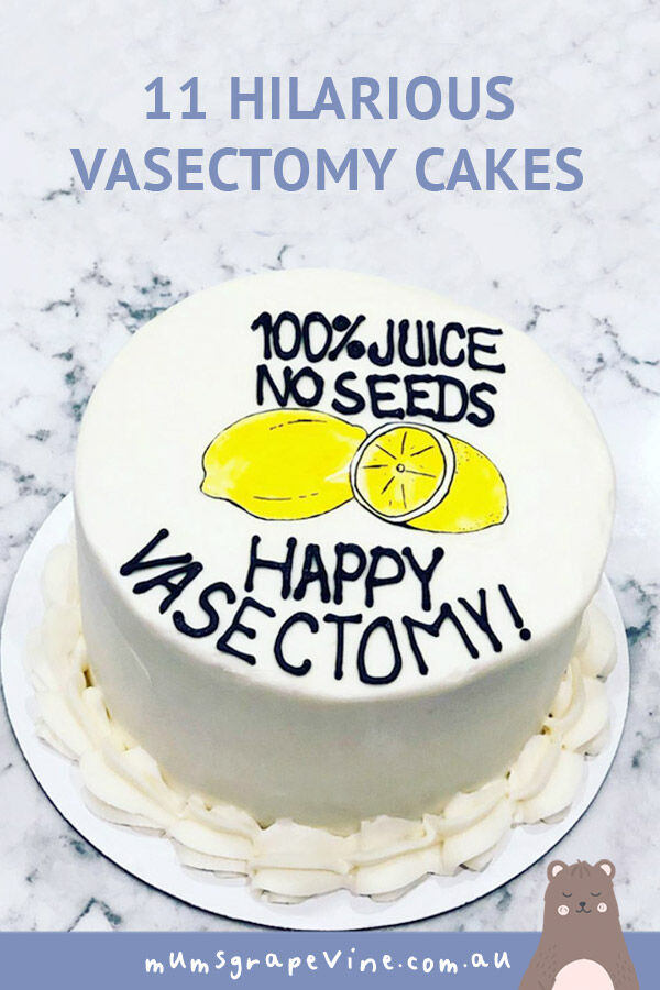 11 vasectomy cakes to celebrate the snip