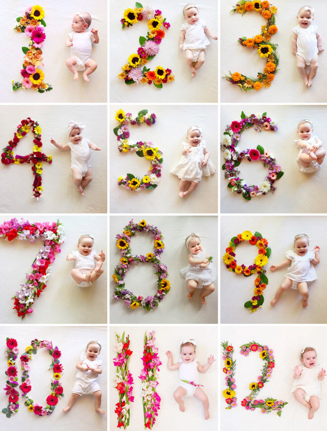 13 awesome monthly baby photo ideas | Mum's Grapevine