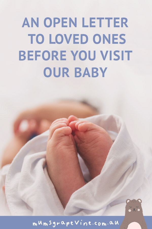 Things to know about visiting a newborn baby | Mum's Grapevine
