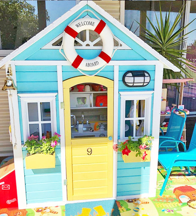 Beach house Kmart cubby hack