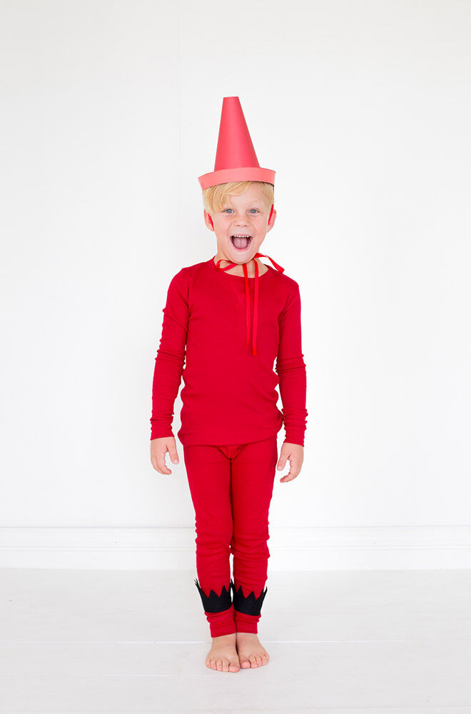 DIY The Day the Crayons Quit costume, Book Week