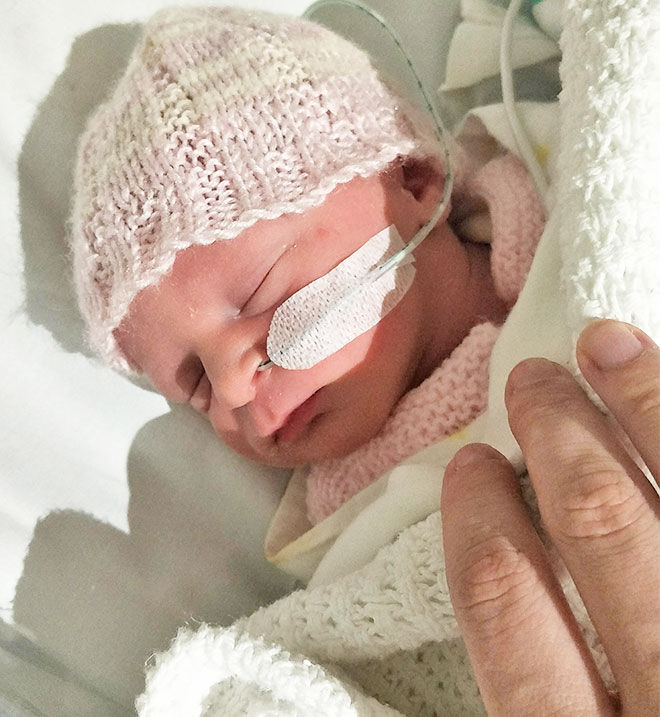 Kylie's birth story battling HG