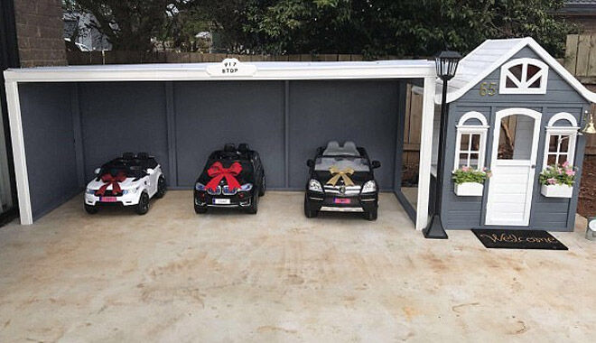 Kmart cubby hack three car garage