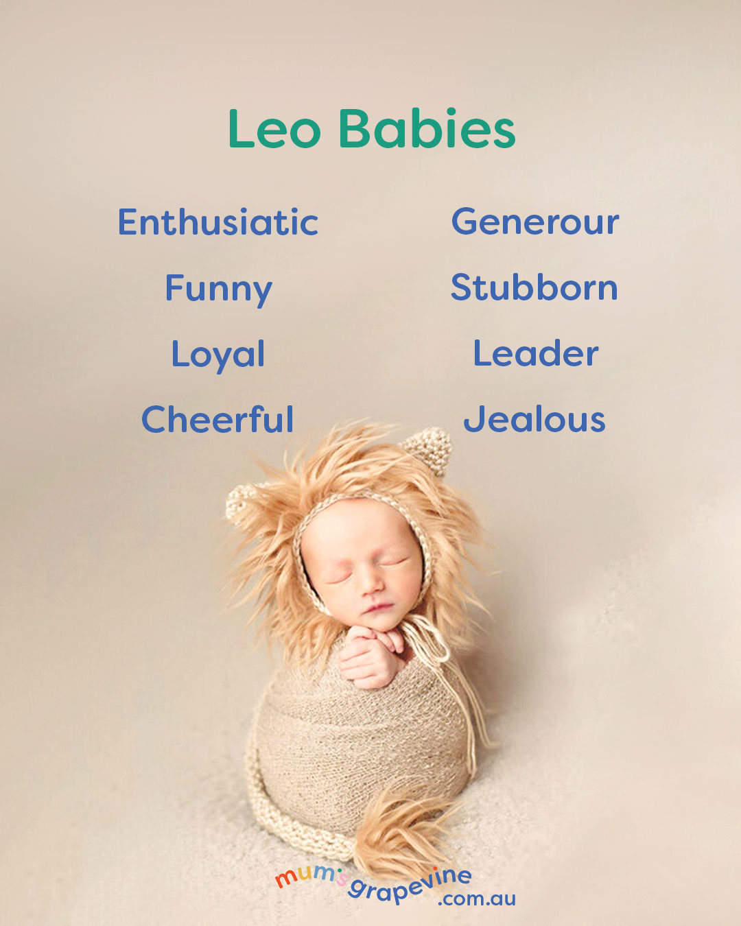 Leo baby traits